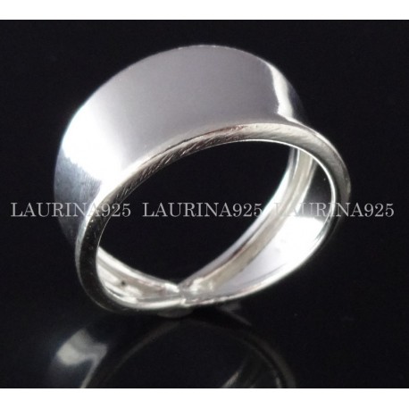 Anillo Thompson Liso Fino de Plata